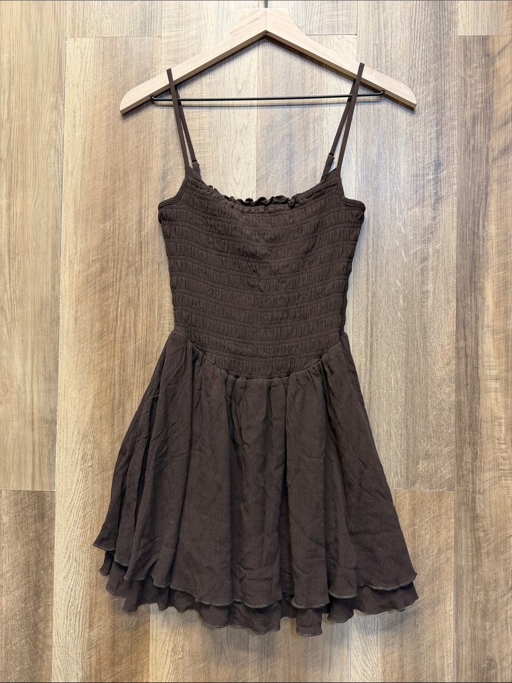 GARAGE - Kenzie Smocked Tiered Romper